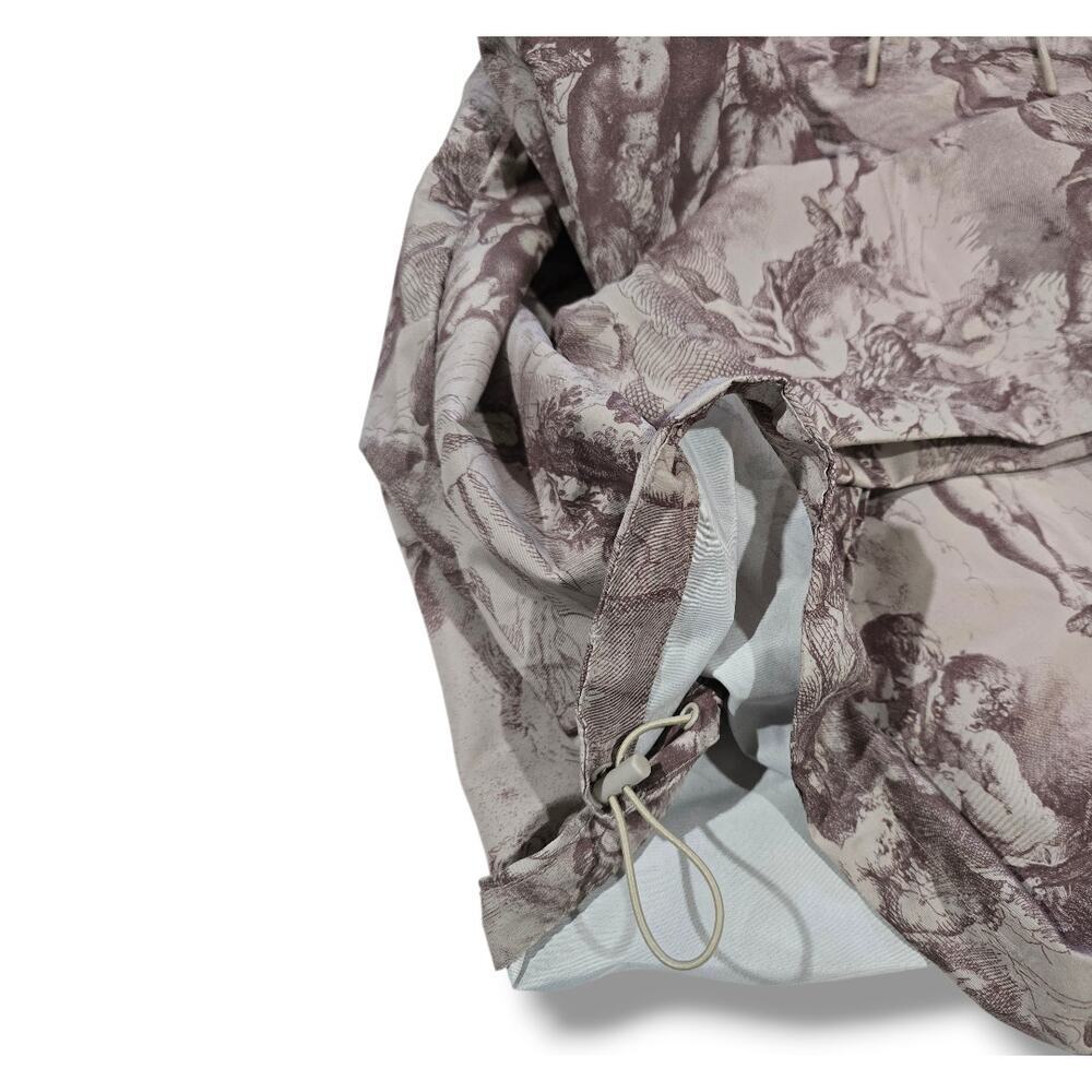 Brooklyn Cloth Men’s Medium Renaissance Cherub Print Anorak Windbreaker Jacket - Picture 2 of 8
